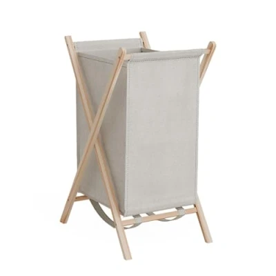 Abbildung von Vicco Wäschekorb Bruno, Beige, 40 x 64 cm