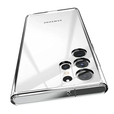 Abbildung von elago Hybrid Clear Case Kompatibel mit Samsung Galaxy S22 Ultra 5G Hülle (6,8&quot;), PC + TPU Technologie, Stoßfester Bumper Schutzhülle, Ganzkörperschutz Handyhülle (Transparent)