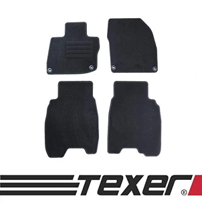 Abbildung von Car Mat Co TEXER Textil Fußmatten Passend für Honda Civic VIII Schrägheck 5 türig Bj. 2006 2011 Basic