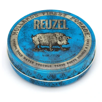 Abbildung von Reuzel Strong Hold High Sheen Pomade (Blau) 113gr. haarwax