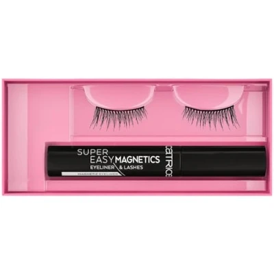 Abbildung von Catrice Super Easy Magnetics Eyeliner &amp; lashes, fake künstliche Wimpern, Nr. 020 Xtreme Attraction, schwarz, vegan, Mikroplastik Partikel frei, Nanopartikel frei (1 Paar)