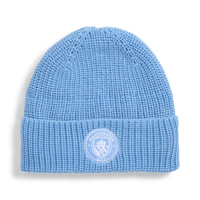 Abbildung von Manchester City Essentials Beanie Erwachsene PUMA Team Light Blue White