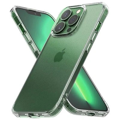 Abbildung von Ringke Fusion Matte Case Kompatibel mit iPhone 13 Pro Hülle, Kratzfeste Anti Fingerabdruck Transluzente Handyhülle für 6.1 Zoll Clear