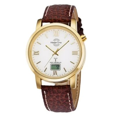 Abbildung von MASTER TIME Funkuhr MTGA 10298 13L, Armbanduhr, Quarzuhr, Herrenuhr, Datum, Langzeitbatterie