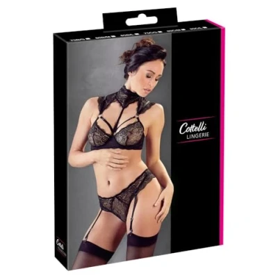 Abbildung von Bügel BH plus String mit abnehmbaren Strapsen