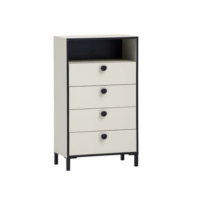 Abbildung von Schildmeyer Midischrank &quot;Edda, Breite 60 cm, Metallgriffe&quot;, Made in Germany