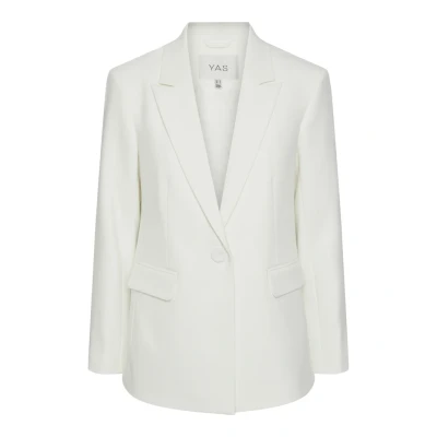 Abbildung von YAS Yaslikka Blazer, Damen, Größe: 38, Star white