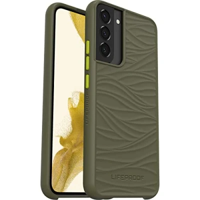 Abbildung von LifeProof Wake Hülle für Samsung Galaxy S22+, stoßfest, Sturzschutz bis 2 Meter, schlanke schützende Hülle, Nachhaltig hergestellt aus recyceltem Ozeanplastik, Grün