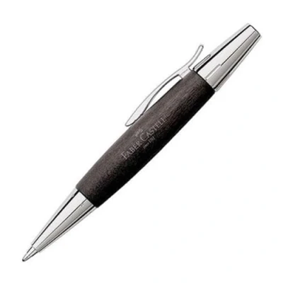 Abbildung von Faber Castell 148230 Füllfederhalter e motion Edelharz / Kroko, Feder: M, inklusive Geschenkverpackung, Schaftfarbe: schwarz silber