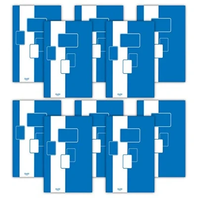 Abbildung von BANTEX Notizblock/Briefblock A4, kariert, 50 Blatt Budget, 10 Stück Packung 400116671