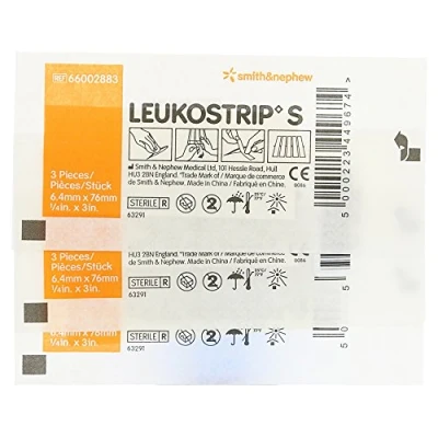 Abbildung von Leukostrip S Wundnahtstreifen 6,4x76 mm 3X3 St