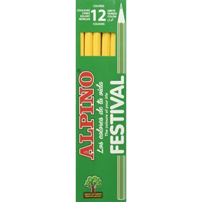 Abbildung von Alpino Festival Bleistift, 12 Stück, gelb