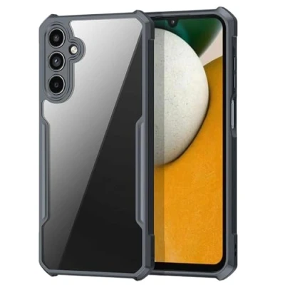 Abbildung von TECHGEAR Fusion Armor Schutzhülle für Galaxy A05s, Premium Hybrid Schutzhülle, robuster Schutz mit transparenter Rückseite, entworfen Samsung Schwarz