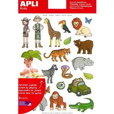 Abbildung von APLI Kids Gometasche Der Dschungel 3 hojas