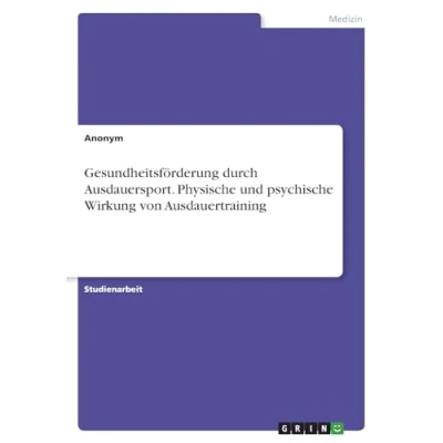 Abbildung von Gesundheitsförderung durch Ausdauersport. Physische und psychische Wirkung von Ausdauertraining