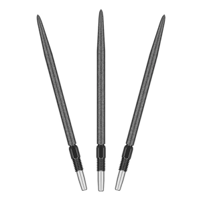 Abbildung von Target Darts Swiss Point SLK Luke Littler Dartspitzen (3er Pack Spitzen) 42MM Schwarz Raue strukturierte Dartspitzen, Ersatz Steeldarts Spitzen, Professionelles Dart Zubehör