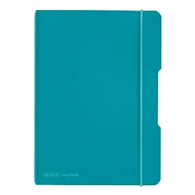 Abbildung von herlitz Notizheft flex, PP, A5, 40 Blatt kariert, caribbean turquoise