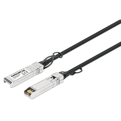 Abbildung von Intellinet SFP+ 10G Passives DAC Twinax Kabel auf SFP+, 5 m, HPE kompatibel, Direct Attach Copper, AWG 24, schwarz