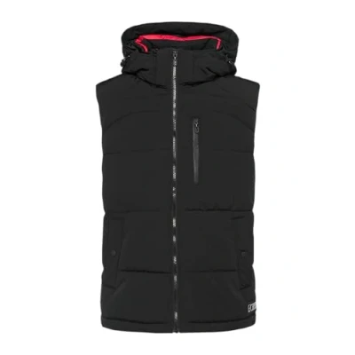 Abbildung von s.Oliver WÄRMENDE Stepp MIT Abnehmbarer Kapuze Weste, Herren, Größe: 3XL, Schwarz