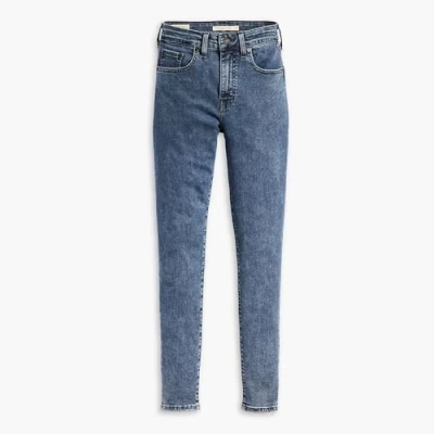 Abbildung von Levi&#039;s HIGH RISE Jeans Skinny Fit, Damen, Größe: 24x28, Blue denim