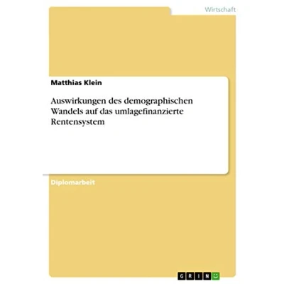 Abbildung von Auswirkungen des demographischen Wandels auf das umlagefinanzierte Rentensystem
