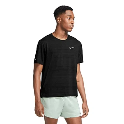 Abbildung von Nike Df Miler T Shirt Green Glow/Reflective Silv, XXL