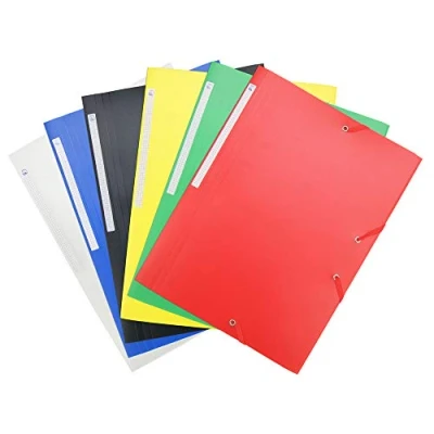 Abbildung von Waytex Gummizugmappe, A4, 3 Klappen, Polypropylen, 4,5/10, flexibel, 6 Stück