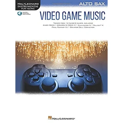 Abbildung von Video Game Music for Alto Sax: Instrumental Play Along Series: Sax, Includes Downloadable Audio