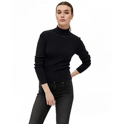 Abbildung von Desires ,Women&#039;s ,Geisha Rib Rollneck, 9000 BLACK ,XL
