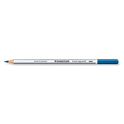 Abbildung von Staedtler 125 63 karat aquarell Farbstift, wasservermalbar, 6 Stück im Kartonetui, delfterblau