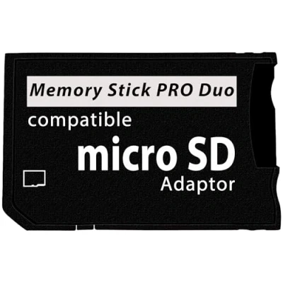 Abbildung von LEAGY PSP 1000, 2000, PSP3000 Memory Stick Adapter, Micro SD auf PRO Duo MagicGate Karte für Handycam, Kamera, Sony Playstation Portable
