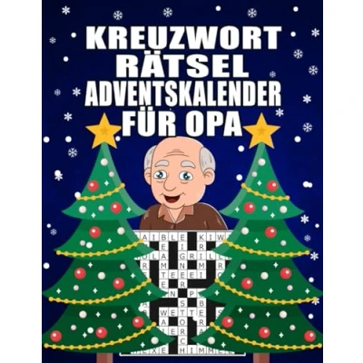 Abbildung von Kreuzworträtsel Adventskalender für Opa: Großer Rätsel Senioren I Rätselspaß mit liebevoll gestaltetem Innenleben Inkl. Anleitungen und Lösungen Extra Groß gute Lesbarkeit