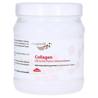 Abbildung von Collagen LIFT Drink Pulver Johannisbeere 400 g
