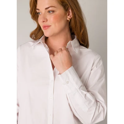 Abbildung von Base Level Curvy Hemdbluse, in großen Größen