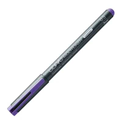 Abbildung von COPIC Multiliner 0,5 mm, Lavender, Fineliner mit einer feinen Spitze und wasserbeständiger Pigmenttinte