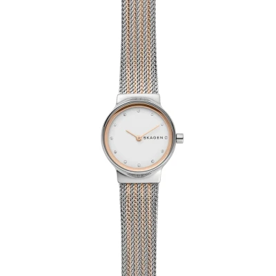 Abbildung von Skagen Freja Uhr silvercoloured/goldcoloured, Damen, Größe: One Size, Silver coloured/gold coloured