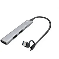 Abbildung von 0 I TEC USB A/USB C Metal Hub 4 Port