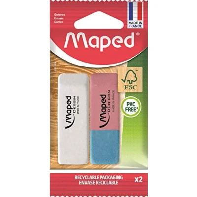 Abbildung von Maped 010716 Radierer Mehrfarbig 2 Stück(e)