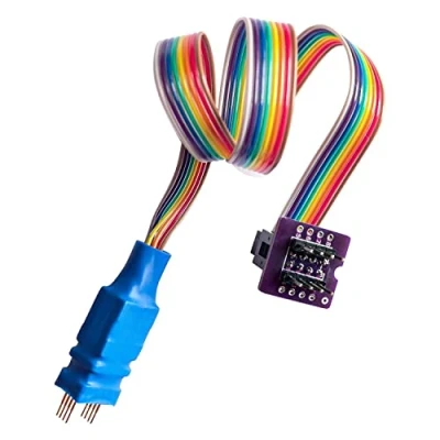 Abbildung von XGOIENZI DFN8 QFN8 WSON8 chip Probe line Clip Read Write Circuit Programming 1.27 5 * 6 for USB Programmer EZP2019 EZP2023 Xgecu TL866II T56 T48 RT809F RT809H
