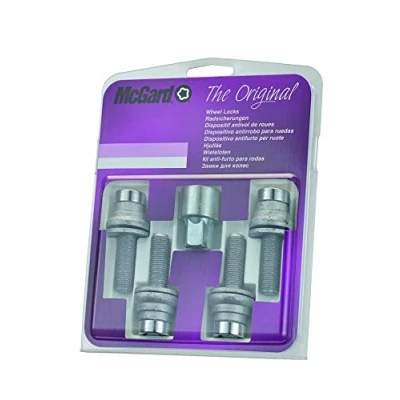 Abbildung von 26000SU Radsicherungsbolzen SU (Standard) M12 x 1,25, Flachsitz, Schaftlänge 42,2 mm, Gesamtlänge der Schraube 66,0 SW19, Schlüsseldurchmesser 25,8 mm
