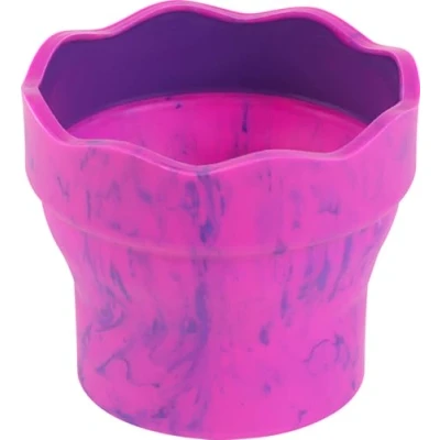 Abbildung von Faber Castell 181527 Wasserbecher Clic&amp;Go pink marble