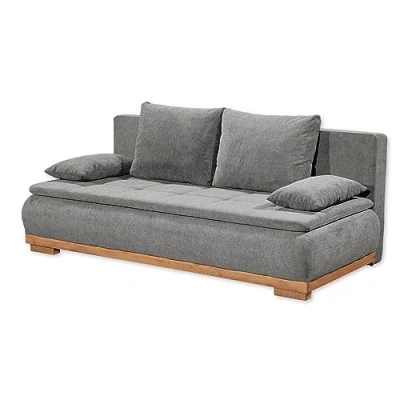 Abbildung von ED EXCITING DESIGN Schlafsofa &quot;Mila&quot;, mit Bettfunktion und Bettkasten, sowie Rücken Armlehnkissen