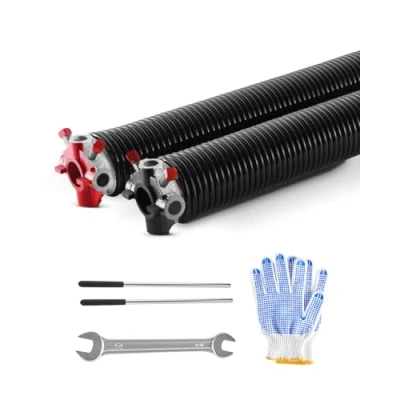 Abbildung von VEVOR Torsionsfedern für Garagentore Paar Φ6,35xΦ50,8x813mm mit Wickelstäben