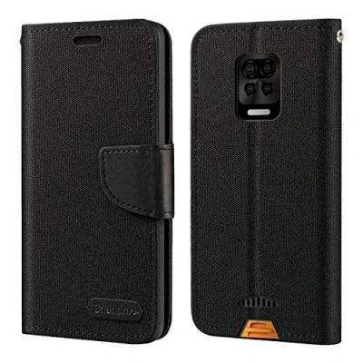 Abbildung von Doogee S59 Pro Hülle, Oxford Leder Wallet Case mit Soft TPU Back Cover Magnet Flip für
