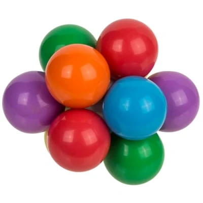 Abbildung von Out of the Blue Spielball Atom Stressball in bunten Farben