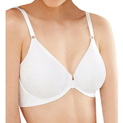 Abbildung von Bali Damen Comfort Revolution formender Bügel BH mit Frontverschluss BHS, Blickdicht, weiß, 95D