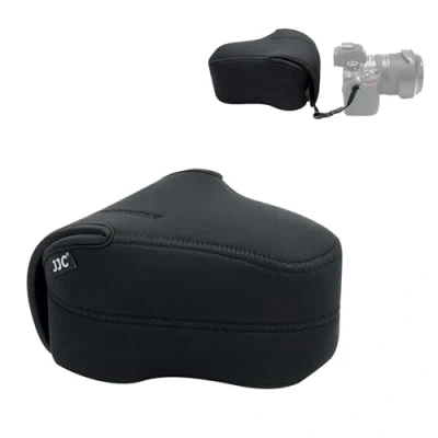 Abbildung von JJC Neopren Kameratasche für Sony A7 A7II A7III A7RII A7RIII A7S A7SII Fujifilm Fuji X T3 XT3 T2 Nikon Z7 Z6 D3500 D3400 D5600 D5500 D5300 Canon 1500D 1300D 1200D 800D 760D 750D 200D