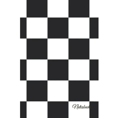 Abbildung von Notizbuch: Schach Notizbuch 6x9 Zoll DIN A5 120 Seiten Punktraster Schachbrett Notizheft Schachspieler Geschenk Schachbrettmuster Schreibheft
