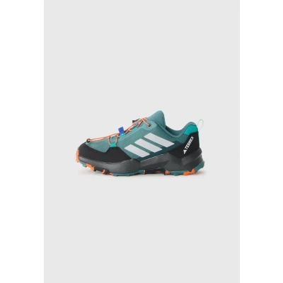 Abbildung von adidas Unisex Kinder Terrex Ax4s Speed Lacing Hiking Shoes Schuhe zum Wandern, Preloved Teal Matte Silver Semi Impact Orange