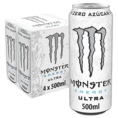 Abbildung von Energy Drink Monster Ultra White 4x50cl (Pack 4 Dosen)